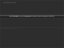 Tablet Screenshot of boohbah.com